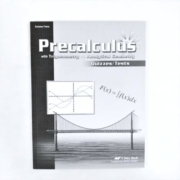 ABeka Precalculus with Trigonometry and Analytical Geometry Homeschool Book Set - Picture 4 of 5